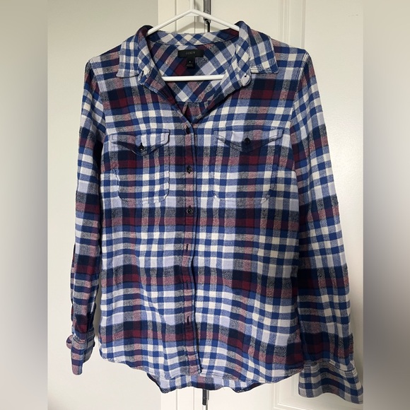 JCREW Classic Fit Plaid Shirt - Picture 1 of 4